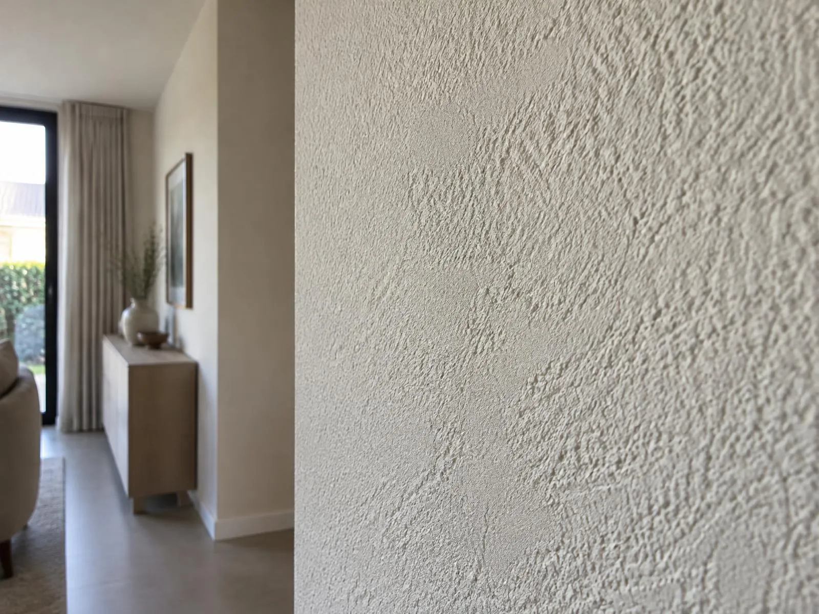 Sierpleister: voorbeeld van strak stucwerk